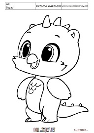 Hatchimals boyama sayfaları